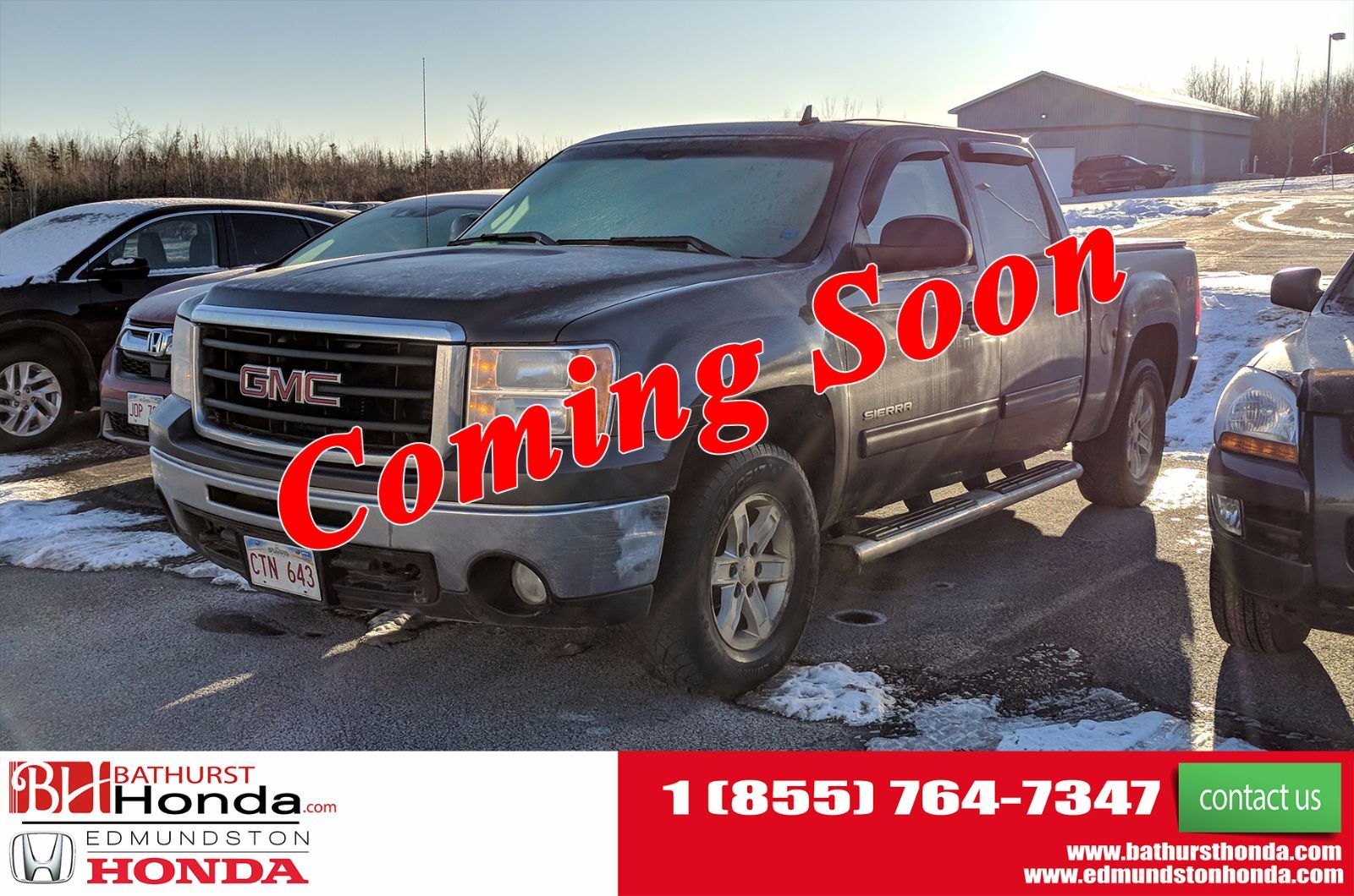 Used 2010 Gmc Sierra 1500 Sle 4wd At Edmundston Honda P3810b