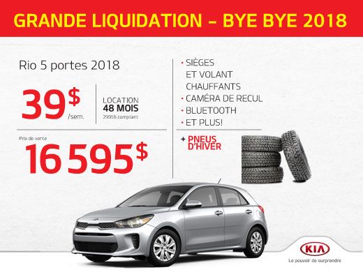 La meilleure offre sur la Rio 5 PORTES 2018