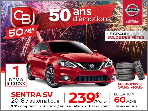 Sentra SV 2018 automatique