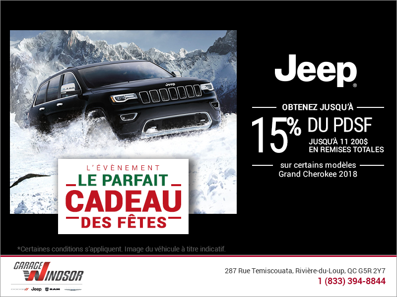 L'événement le parfait cadeau des fêtes de Jeep! L'événement le parfait cadeau des fêtes de Jeep!