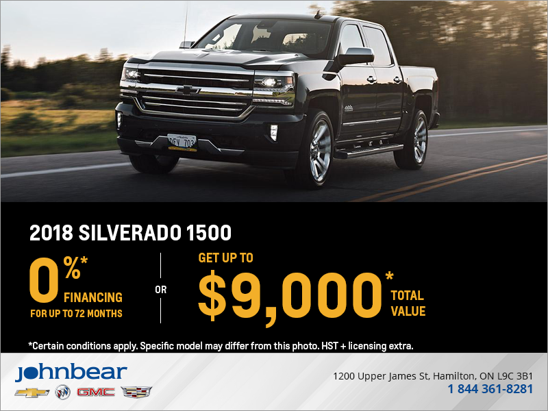 Finance the 2018 Chevrolet Silverado 1500