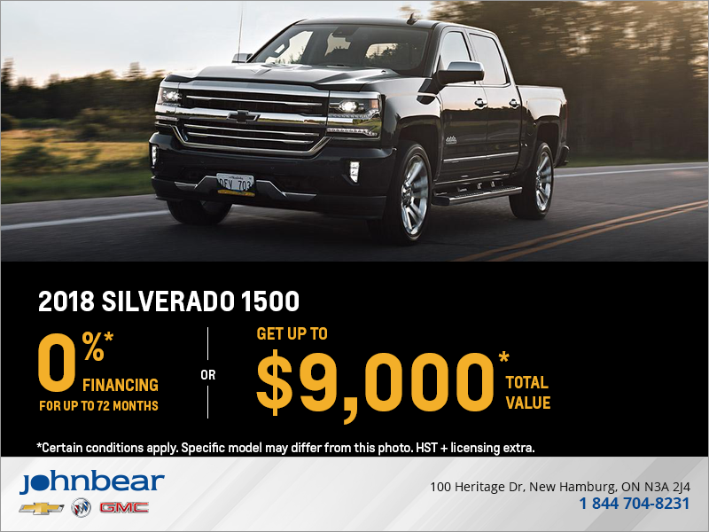 Finance the 2018 Chevrolet Silverado 1500