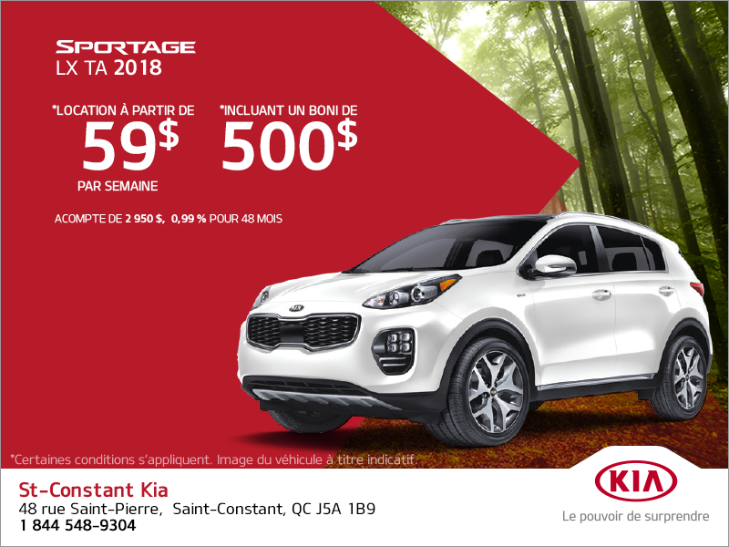Le Kia Sportage 2018