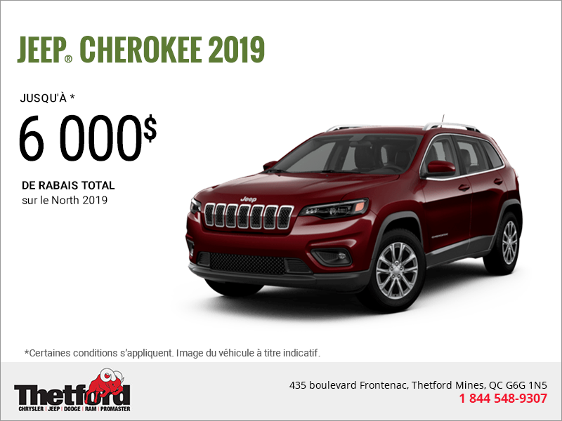 Conduisez un Jeep Cherokee 2019