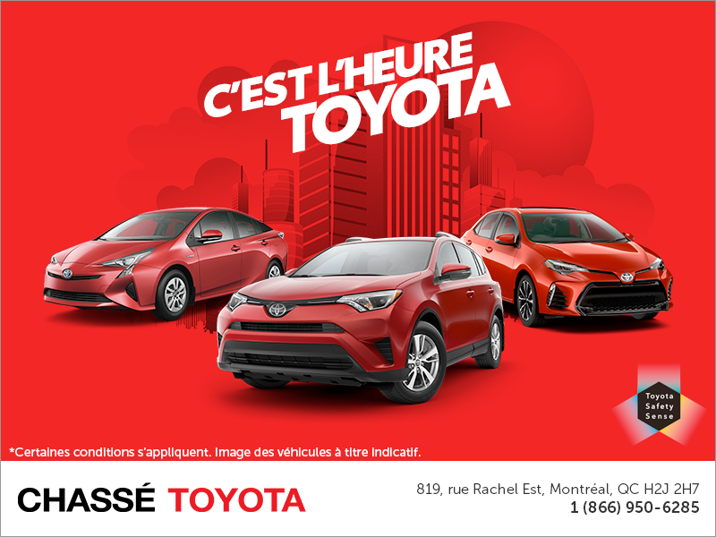 C'est l'heure Toyota! C'est l'heure Toyota!