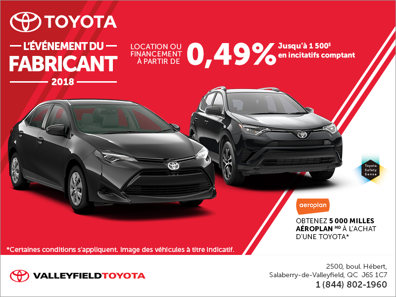 L'événement du fabricant de Toyota L'événement du fabricant de Toyota