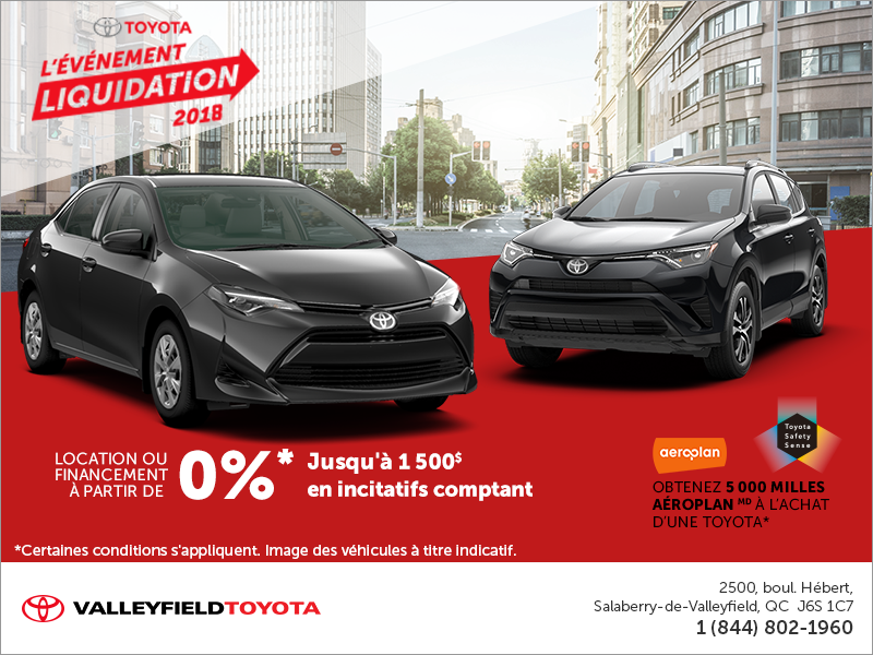 L'événement liquidation 2018! L'événement liquidation 2018!