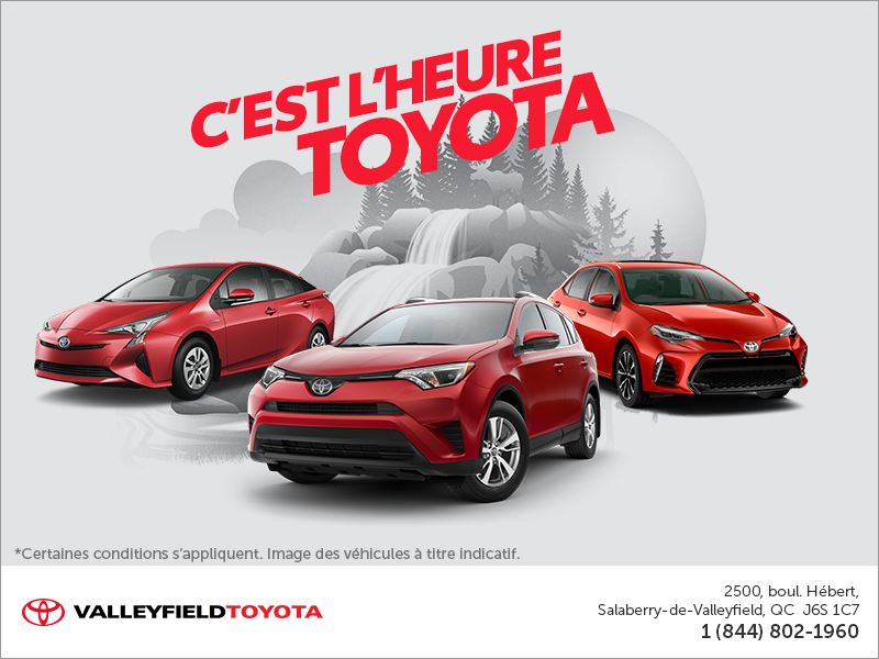 C'est l'heure Toyota! C'est l'heure Toyota!