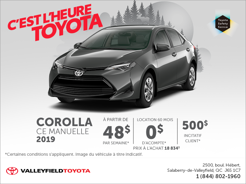 Toyota Corolla CE 2019 Toyota Corolla CE 2019
