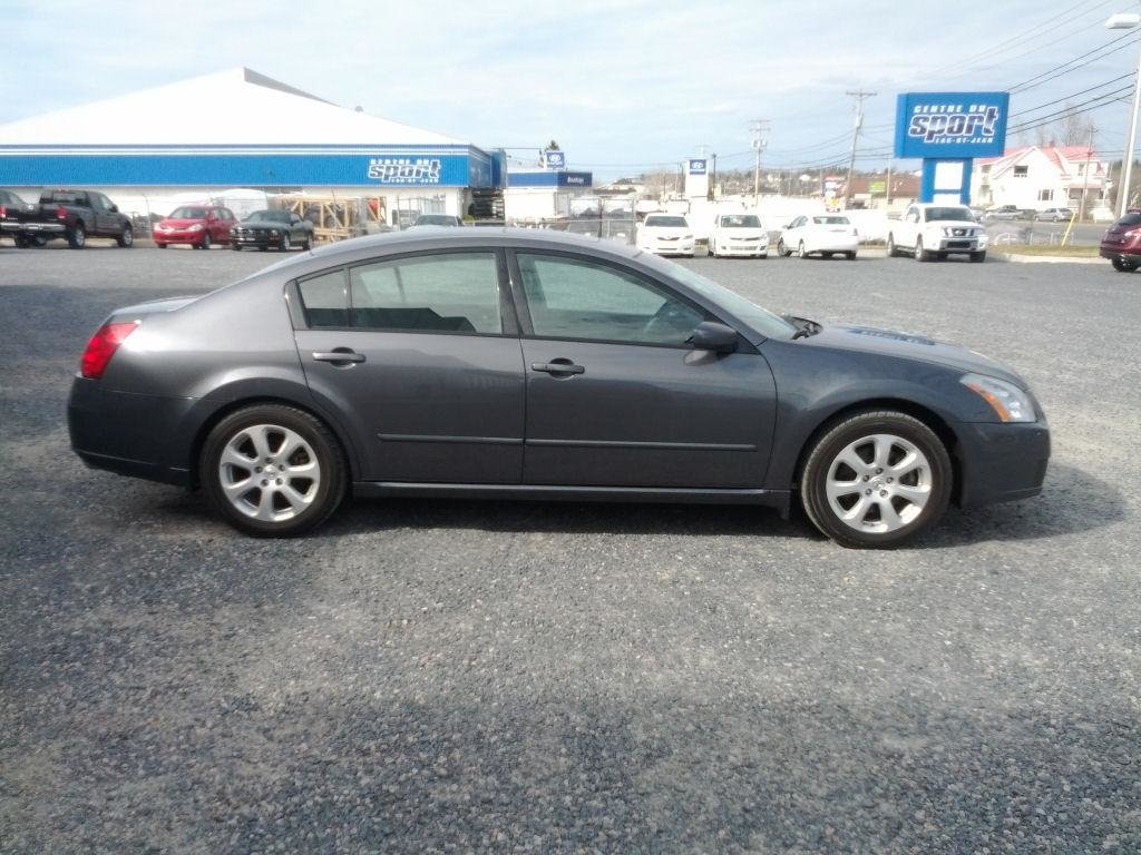 2007 Nissan maxima sl white #5