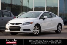 2012 Honda Civic LX MANUAL AC GAR PROLONGÉE