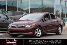 2012 Honda Civic LX MANUELLE MAGS