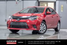 2015 Toyota Corolla AUTO LE; A/C CAMERA SIEGES CHAUFFANTS BLUETOOTH