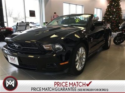 2012 Ford Mustang V6 PREMIUM!!! *CONVERTIBLE!!!*LEATHER!!*LOW KMS!!!
