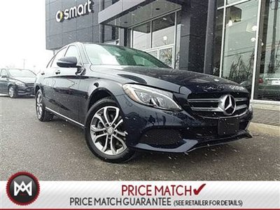 2016 Mercedes-Benz C300 PREMIUM PKG, PREMIUM PLUS PKG, METALIC PAINT, HEATED STEERING, ACTIVE LED SYSTEM!
