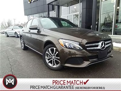 2016 Mercedes-Benz C300 PREMIUM PKG, PREMIUM PLUS PKG, LIGHT PKG, MEMORY PKG, 4 CYLINDER TURBO ENGINE (Less cylinders / more power then are old 6's)