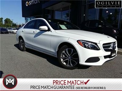 2017 Mercedes-Benz C300 Heated steering wheel, panoramic sunroof, navi