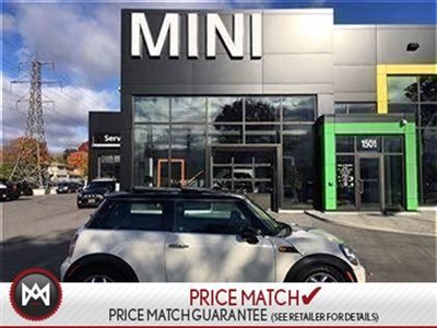 2013 MINI COOPER Knightsbridge HOT PEPPER WHITE ON BLACK LEATHERETTE SUNROOF