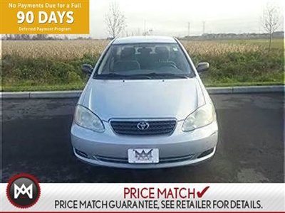 2005 Toyota Corolla A/C,CRUISE CONTROL,CD PLAYER DONT LET THE KILOMETERS SCARE YOU.THIS TOYOTA HAS LOTS OF LIFE IN IT!!
