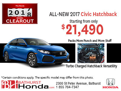 Get the All-New Civic Hatchback