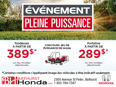 L'événement Pleine puissance de Honda