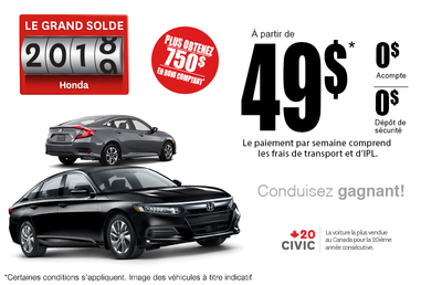 La grande liquidation 2018 de Honda!