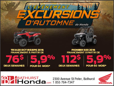 L'événement excursions d'automne de Honda
