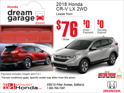 Lease the 2018 Honda CR-V!