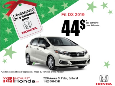 Louez la Honda Fit 2019!