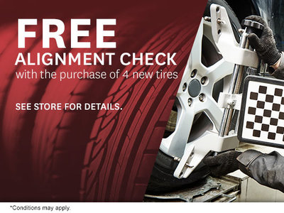 Buy 4 New Tires And Get A Free Alignment Check! - Orléans Honda 