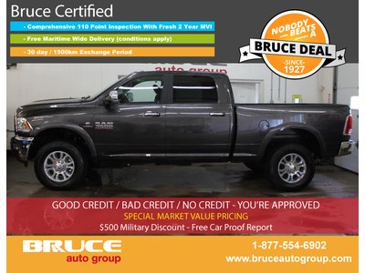 2017 Dodge Ram 3500 LARAMIE 6.7L 6 CYL TURBODIESEL 4X4 CREW CAB | Bruce Hyundai