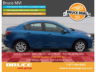 2013 Mazda Mazda3 GS-SKY 2.0L 4 CYL 6 SPD MANUAL FWD 4D SEDAN | Bruce Automotive Group