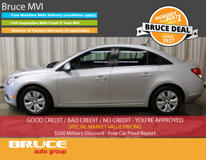 2014 Chevrolet Cruze LT 1.4L 4 CYL AUTOMATIC FWD 4D SEDAN