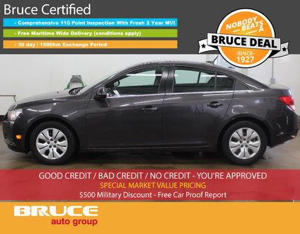 2014 Chevrolet Cruze LT 1.4L 4 CYL TURBOCHARGED AUTOMATIC FWD 4D SEDAN