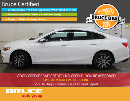 2017 Chevrolet Malibu LT 1.5L 4 CYL TURBO AUTOMATIC FWD 4D SEDAN