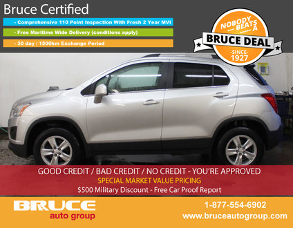 2014 Chevrolet Trax LT 1.4L 4 CYL TURBOCHARGED AUTOMATIC AWD