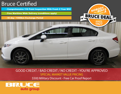 2014 Honda Civic LX 1.8L 4 CYL I-VTEC 5 SPD MANUAL FWD 4D SEDAN