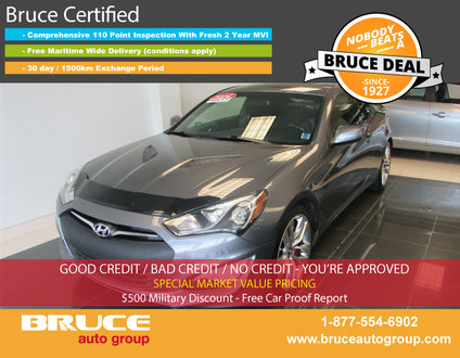 2014 Hyundai Genesis R-SPEC 2.0L 4 CYL 6 SPD MANUAL RWD 2D COUPE
