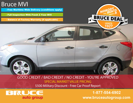 2013 Hyundai Tucson GL 2.4L 4 CYL AUTOMATIC AWD