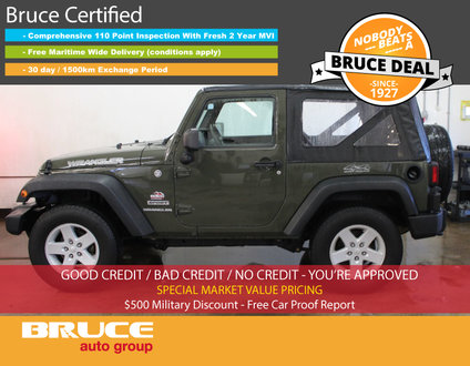 2015 Jeep Wrangler SPORT 3.6L 6 CYL 6 SPD MANUAL 4X4 - 2 DOOR