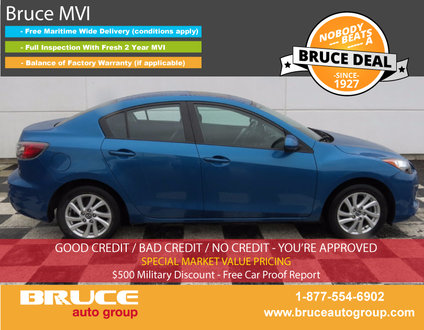 2013 Mazda Mazda3 GS-SKY 2.0L 4 CYL 6 SPD MANUAL FWD 4D SEDAN