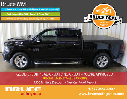2014 Dodge RAM 1500 Sport 5.7L 8 CYL HEMI AUTOMATIC 4X4 CREW CAB