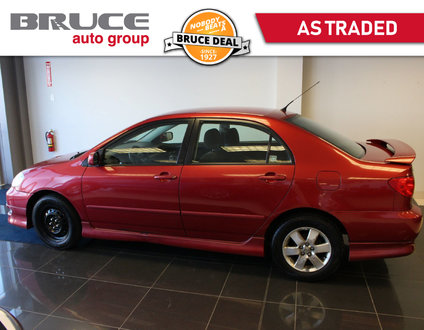 2005 Toyota Corolla Sport 1.8L 4 CYL AUTOMATIC FWD 4D SEDAN