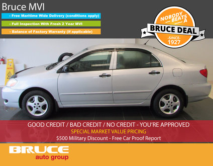 2006 Toyota Corolla CE 1.8L 4 CYL AUTOMATIC FWD 4D SEDAN