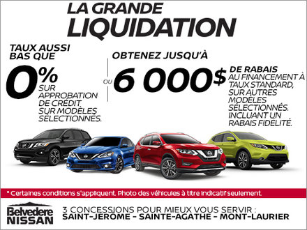 La Grande Liquidation 2018 de Nissan