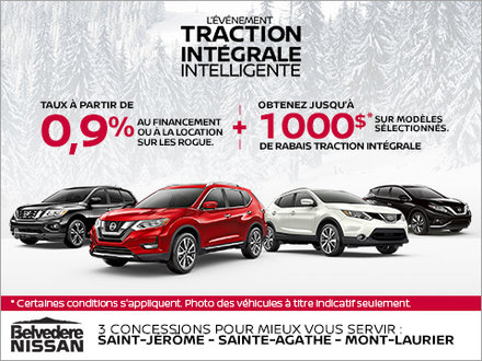 L'événement Traction Intégrale Intelligente de Nissan!