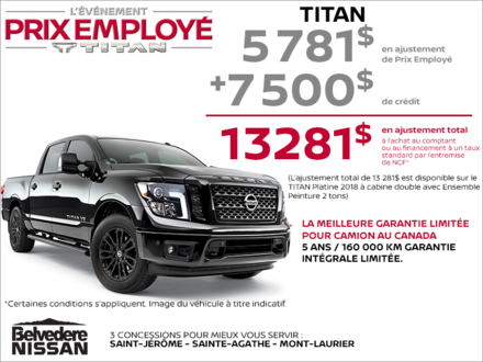 L'événement Prix employé Titan