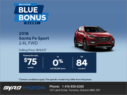 Get the 2018 Santa Fe Sport!