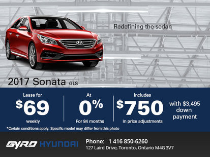 Save on the 2017 Hyundai Sonata!