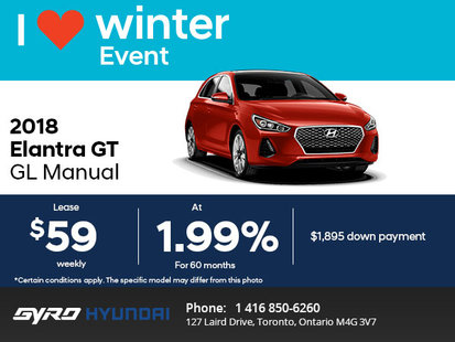 Get the All-New 2018 Hyundai Elantra GT!